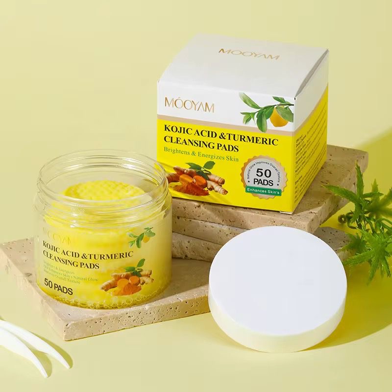 Peau lumineuse en 7 jours - PADS AU CURCUMA & ACIDE KOJIQUE