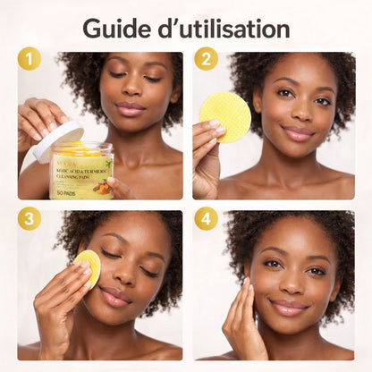 Peau lumineuse en 7 jours - PADS AU CURCUMA & ACIDE KOJIQUE