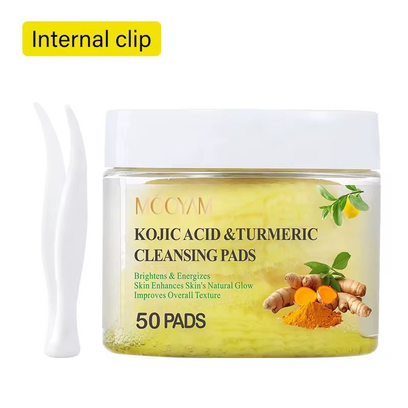 Peau lumineuse en 7 jours - PADS AU CURCUMA & ACIDE KOJIQUE