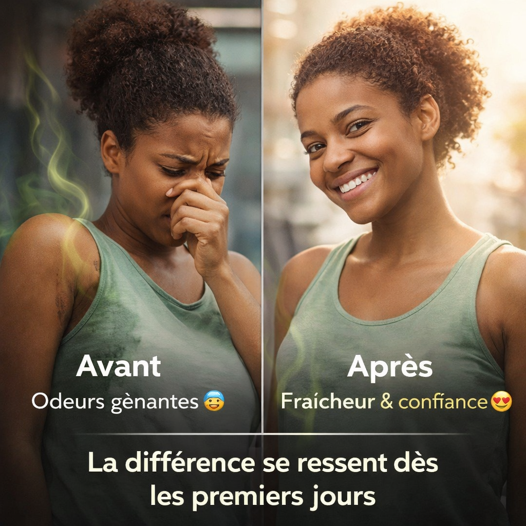 Gélules Déodorantes Internes - Fraîcheur H24 de l’intérieur