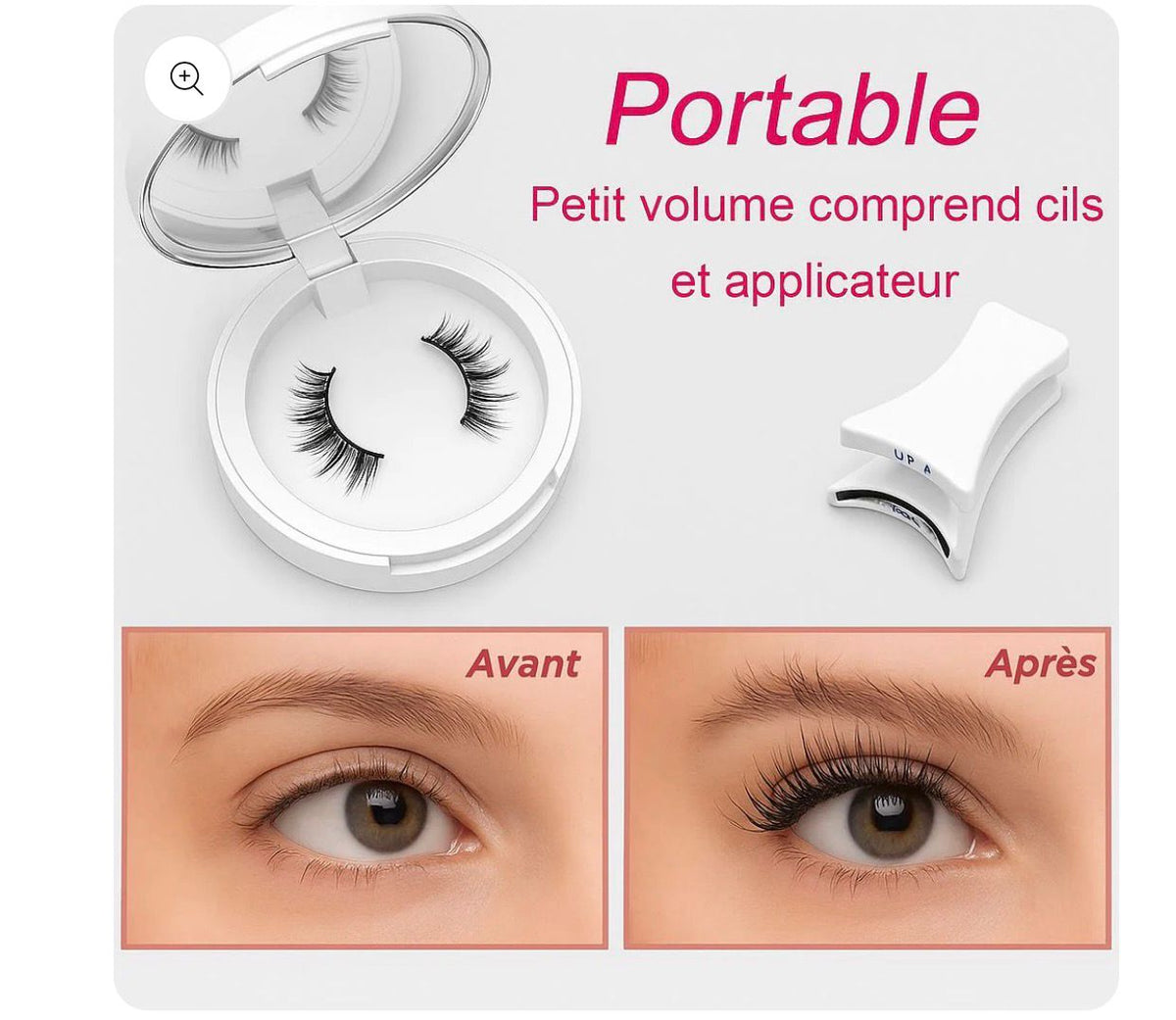 Faux Cils Magnétiques – Regard Sublime en 3 Secondes