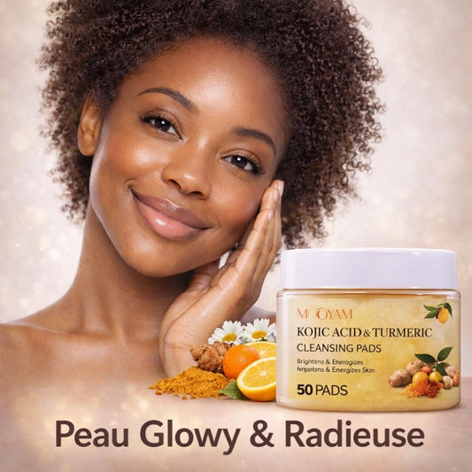 Peau lumineuse en 7 jours - PADS AU CURCUMA & ACIDE KOJIQUE