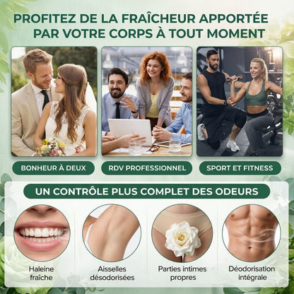 Gélules Déodorantes Internes - Fraîcheur H24 de l’intérieur